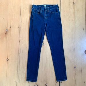 J Crew mid-rise jeans size 26 dark wash